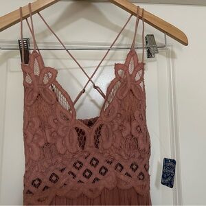 Free People Rose Lace Dress